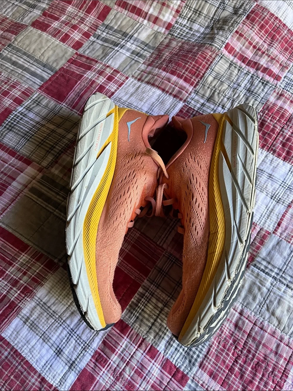 Hoka Orange and Yellow Women's Running Shoes